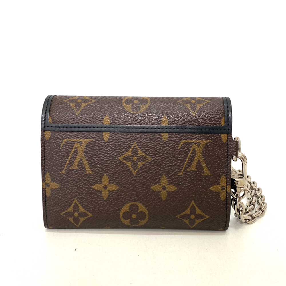 Louis Vuitton Wallet Portefeuille Compact Brown Black Mini Wallet Trifold