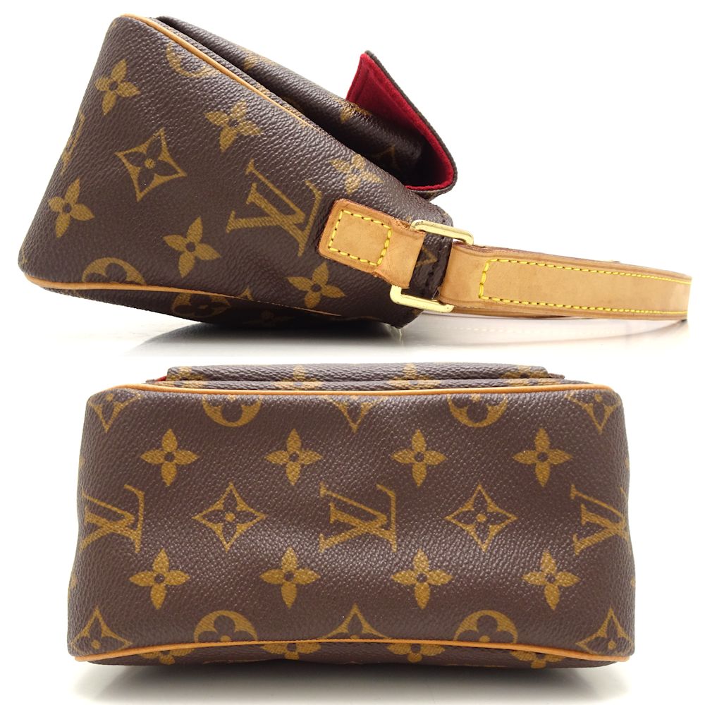 Louis Vuitton Monogram Viva Cite PM Shoulder Bag Brown