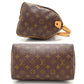 Louis Vuitton Monogram Speedy 25 Handbag Brown