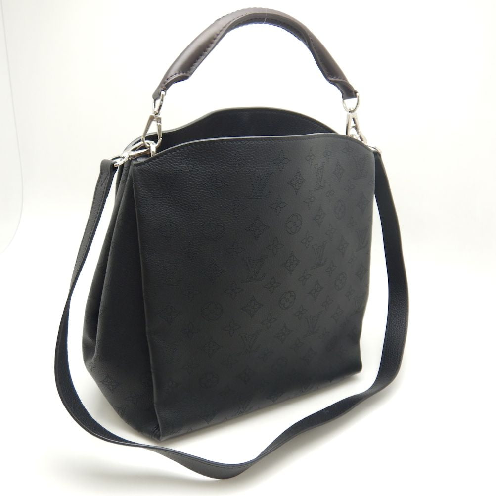 Louis Vuitton Mahina Babylon PM Shoulder Bag Noir Black