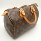 Louis Vuitton Monogram Speedy 25 Handbag Brown