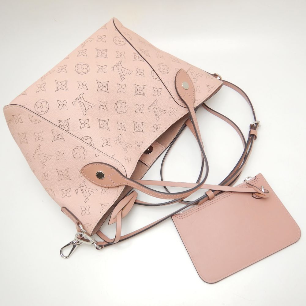 Louis Vuitton  Hina PM Handbag Mahina Magnolia Pink
