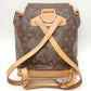 Louis Vuitton Monogram Montsouris MM Backpack Brown