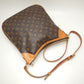 Louis Vuitton Monogram MM Crossbody Shoulder Bag Brown