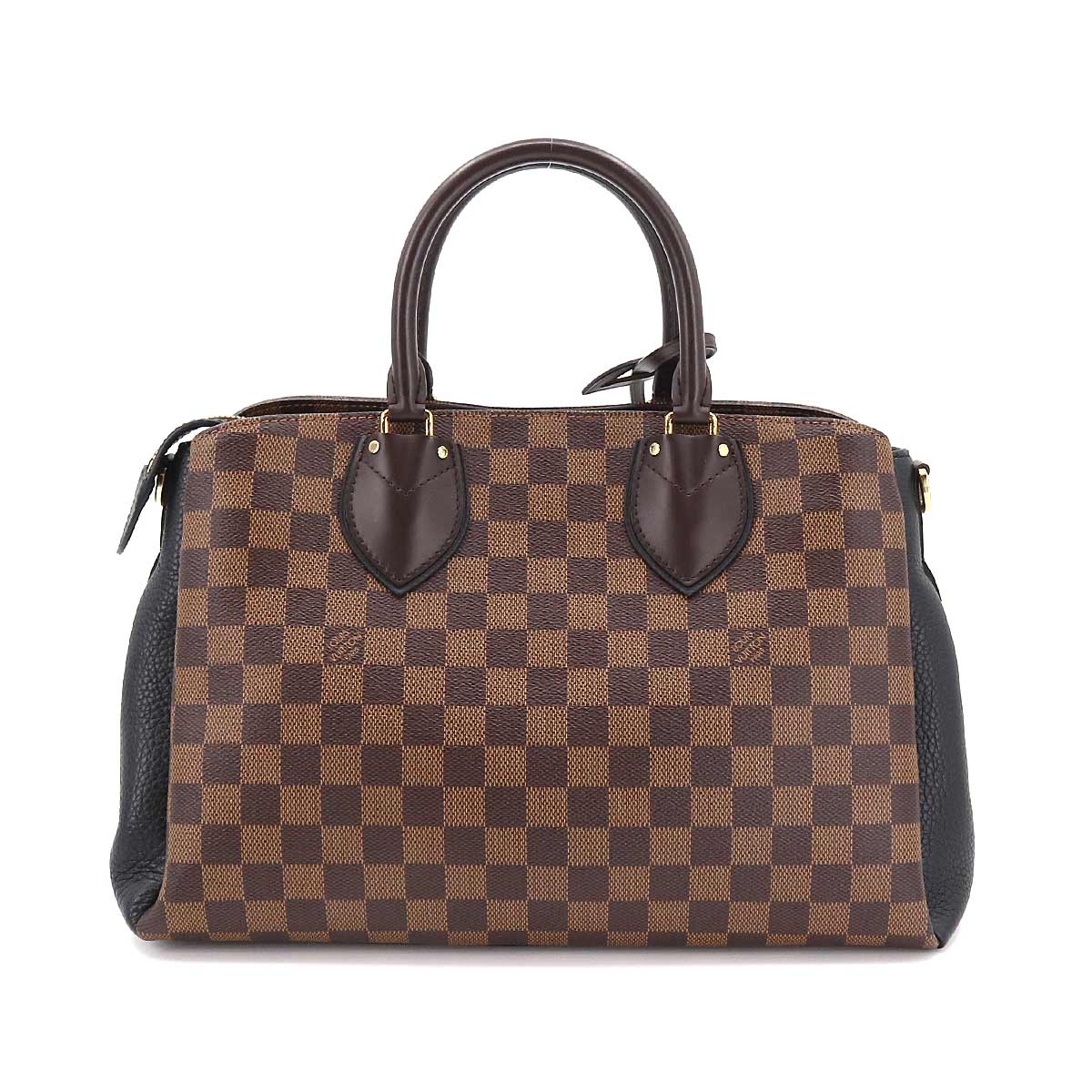 Louis Vuitton Damier Normandy 2 Way Hand Shoulder Bag Ebene Noir