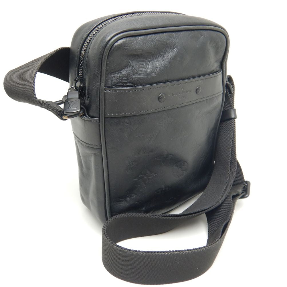 Louis Vuitton Danube PM Diagonal Shoulder Bag Monogram Shadow Noir