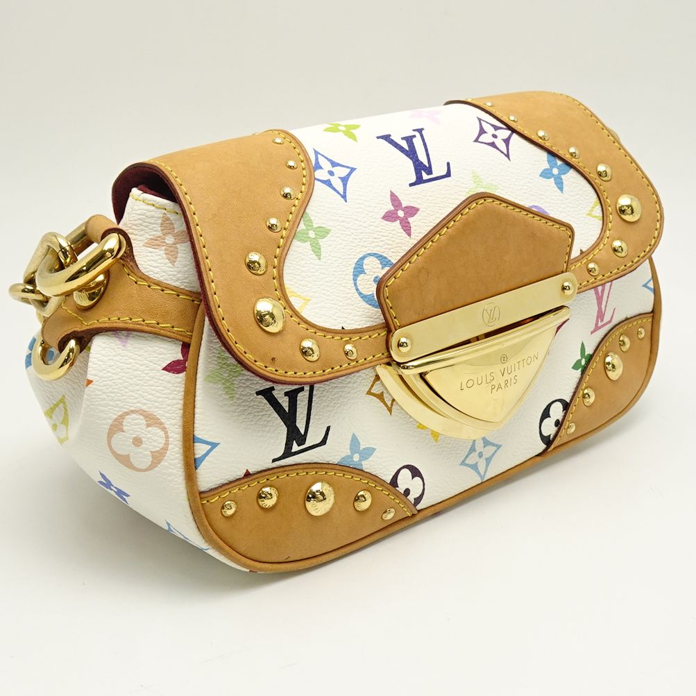 Louis Vuitton Multicolor Marilyn Handbag White
