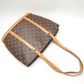 Louis Vuitton Monogram Babylon Tote Bag Brown