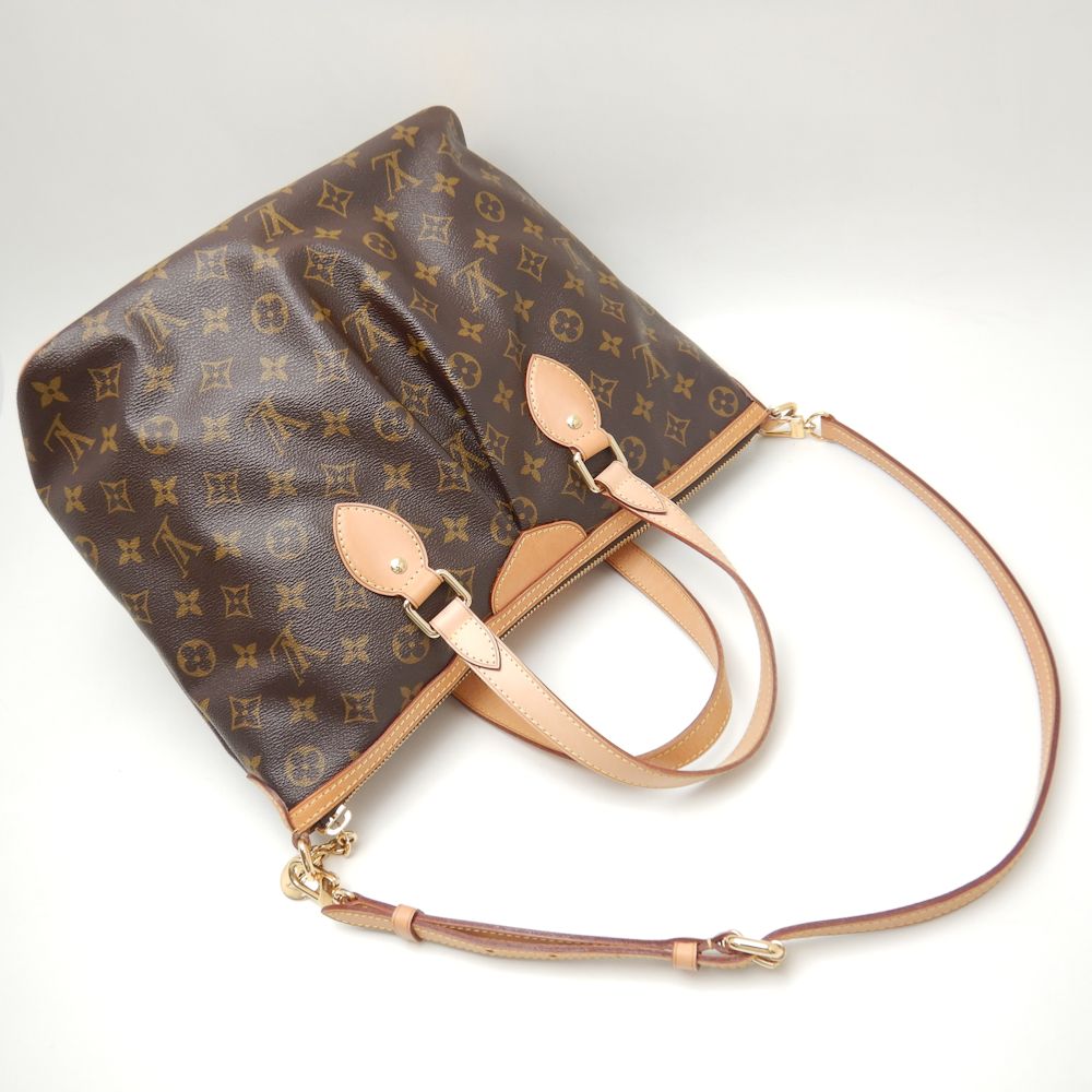 Louis Vuitton Monogram Palermo PM Tote Bag Brown