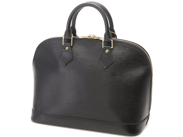 Louis Vuitton Alma PM Epi Noir Tote Bag