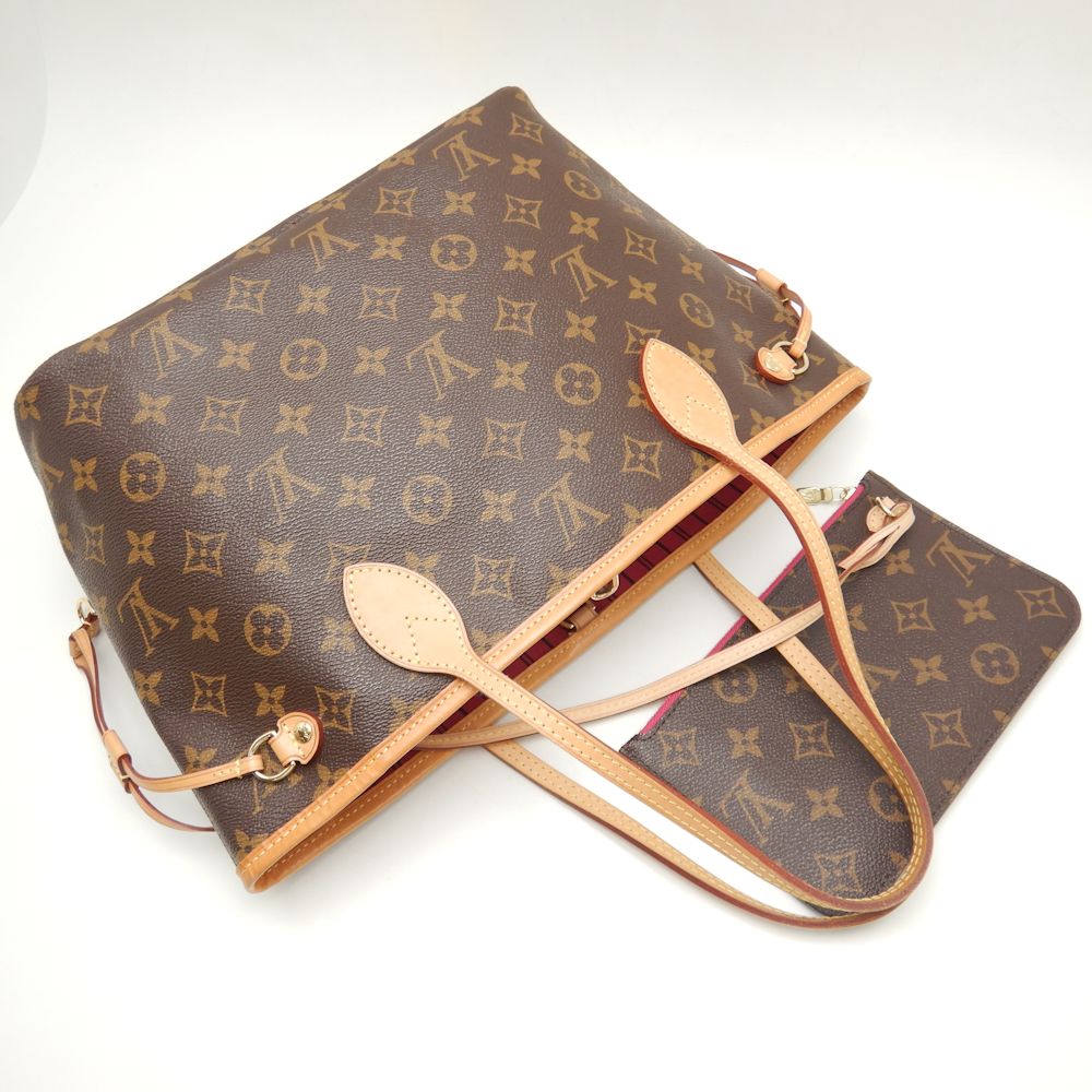 Louis Vuitton Monogram Neverfull PM Tote Bag Pivoine