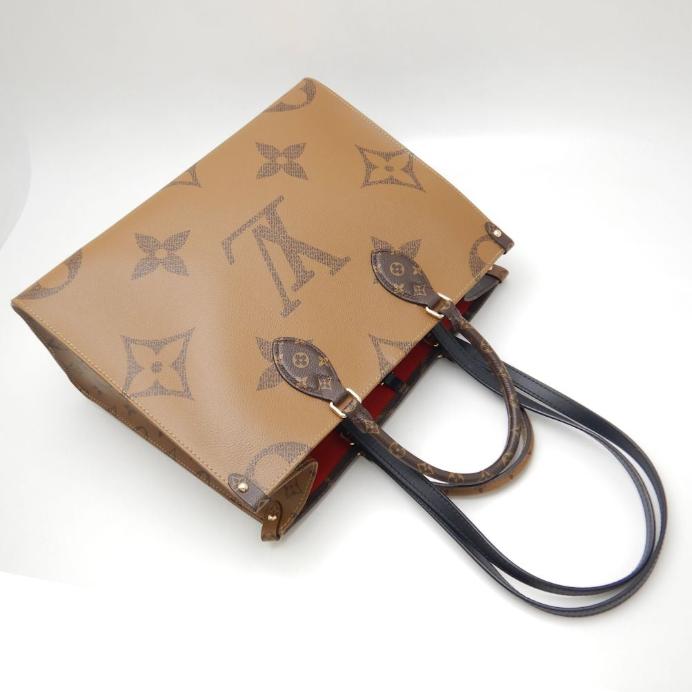 Louis Vuitton On The Go MM Tote Bag Monogram Brown