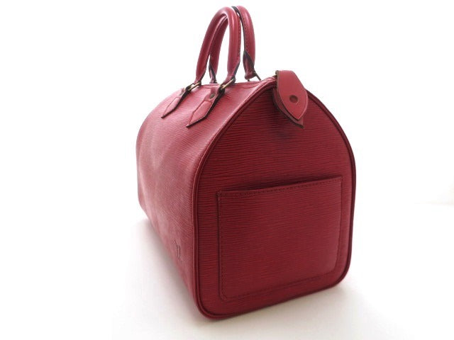 Louis Vuitton Handbag Speedy 30 Epi Castilian Red