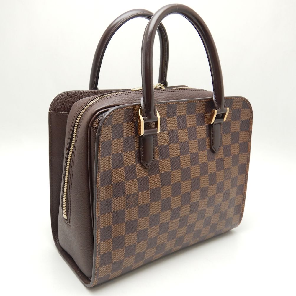 Louis Vuitton Damier Triana Handbag Ebene