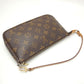 Louis Vuitton Monogram  Accessory Pouch Handbag Brown
