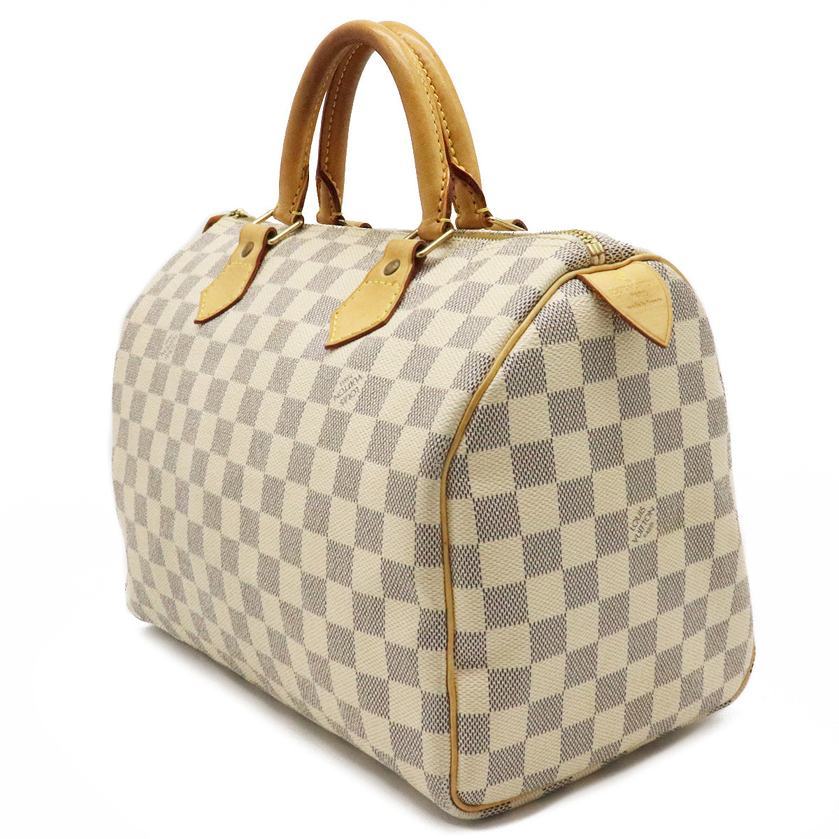 Louis Vuitton Damier Azur Speedy 30 Handbag Mini Boston Bag