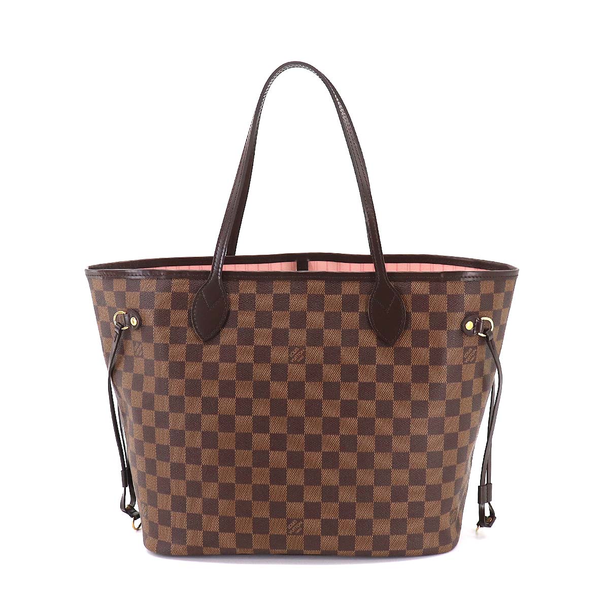 Louis Vuitton Damier Neverfull MM Tote Bag Ebene Rose Ballerine