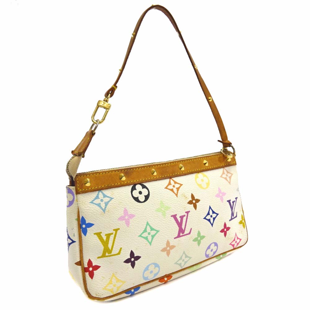 Louis Vuitton Pochette Accessoires Accessory Multicolor White