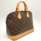 Louis Vuitton Monogram Alma Handbag Brown