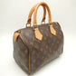 Louis Vuitton Monogram Speedy 25 Handbag Brown
