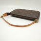 Louis Vuitton Monogram Pochette Handbag Accessory Pouch Brown