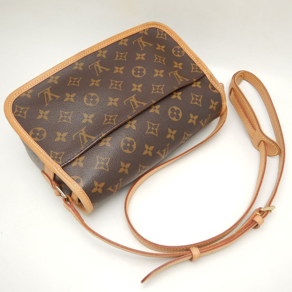 Louis Vuitton Monogram Sologne Shoulder Bag Brown