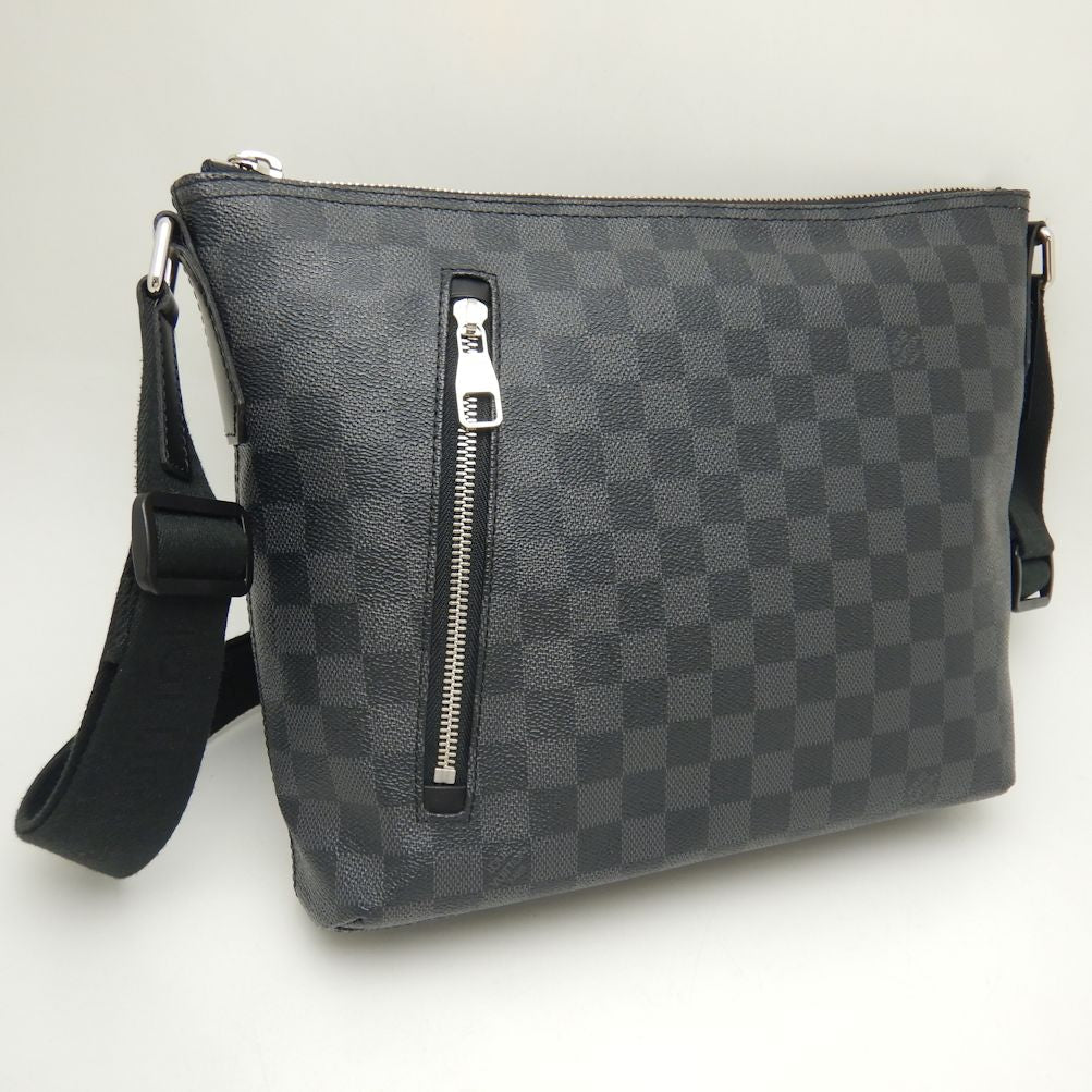 Louis Vuitton Damier Graphite Mick PM Shoulder Bag Black