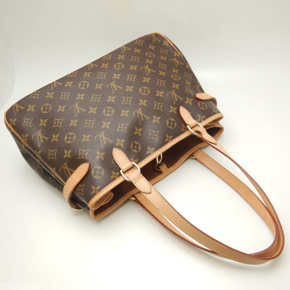 Louis Vuitton Monogram Batignolle Horizontal Handbag Brown