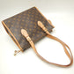 Louis Vuitton Monogram Popincourt Shoulder Bag Brown