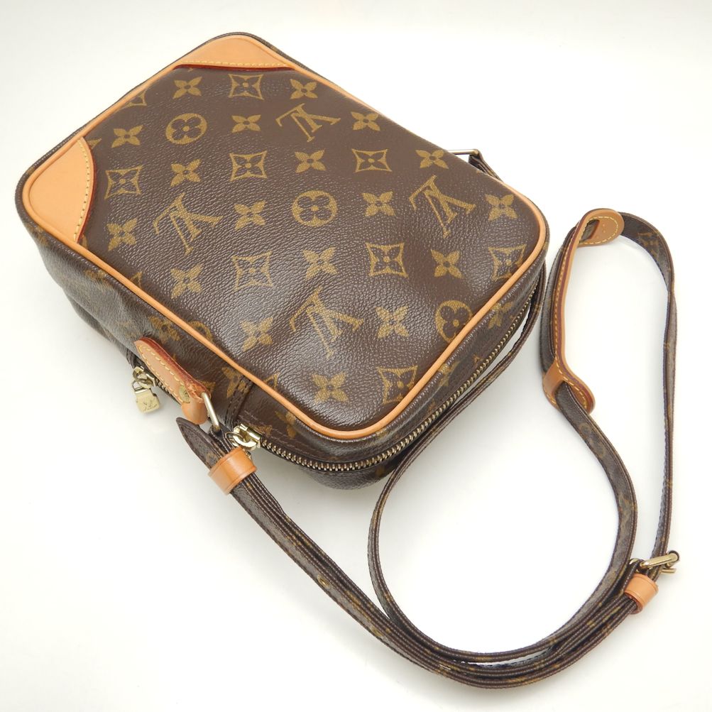 Louis Vuitton Monogram Shoulder Bag Brown