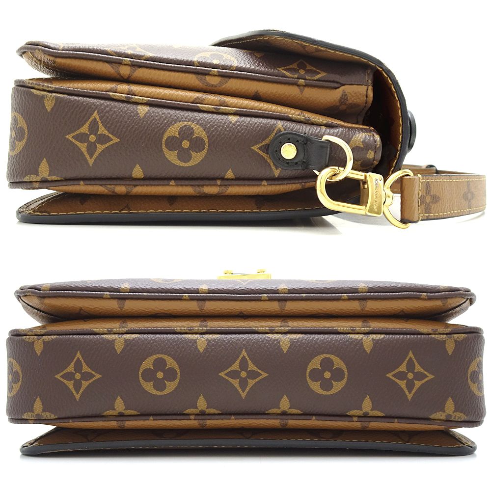 Louis Vuitton Pochette Metis MM 2Way Bag Monogram Reverse Brown