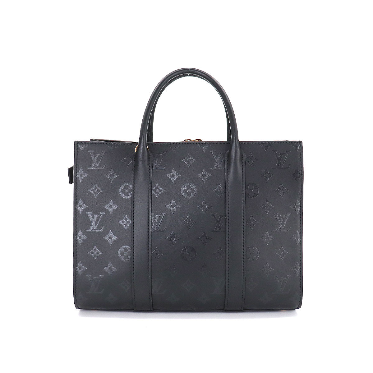Louis Vuitton Very Tote MM 2 Way Hand Shoulder Bag Leather Noir