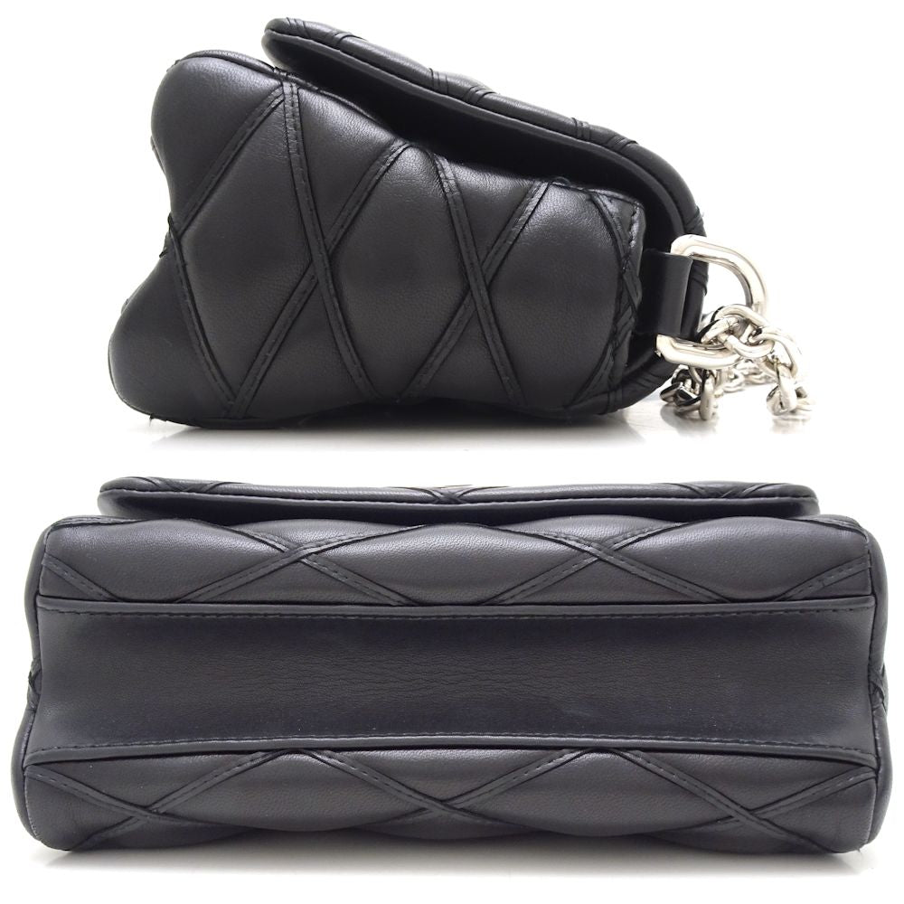 Louis Vuitton Quilted Twist Shoulder Bag Black