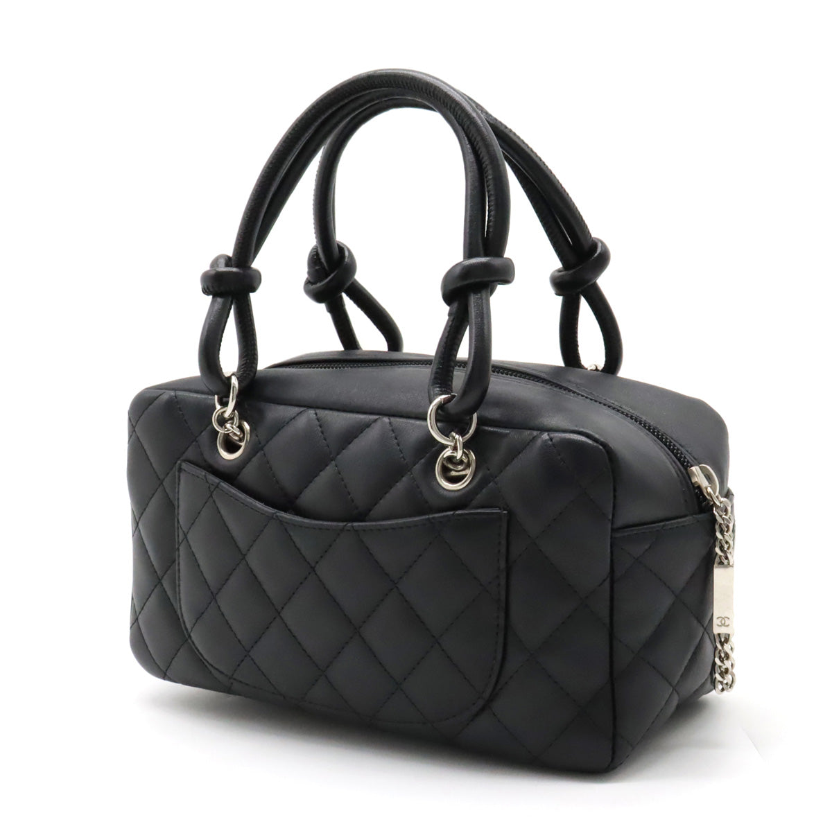Chanel Cambon Line Mini Bowling Handbag