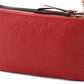 Louis Vuitton Monogram Implant Marine Rouge Pochette