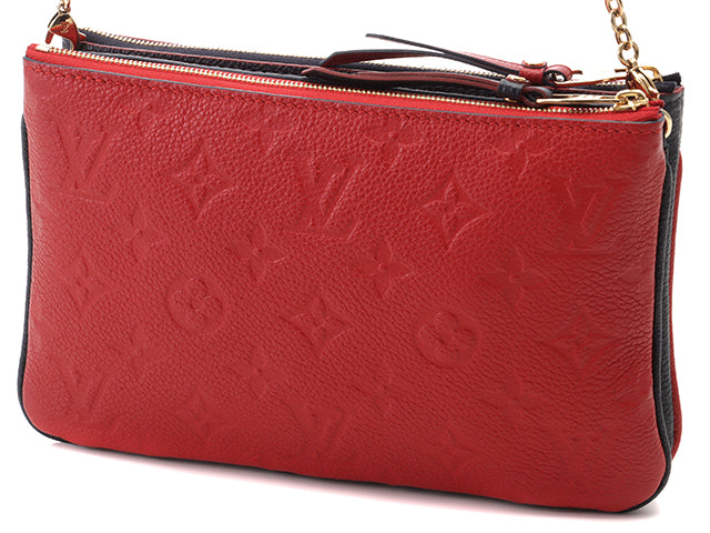 Louis Vuitton Monogram Implant Marine Rouge Pochette