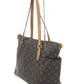 Louis Vuitton Totally MM Monogram Canvas Pvc Brown