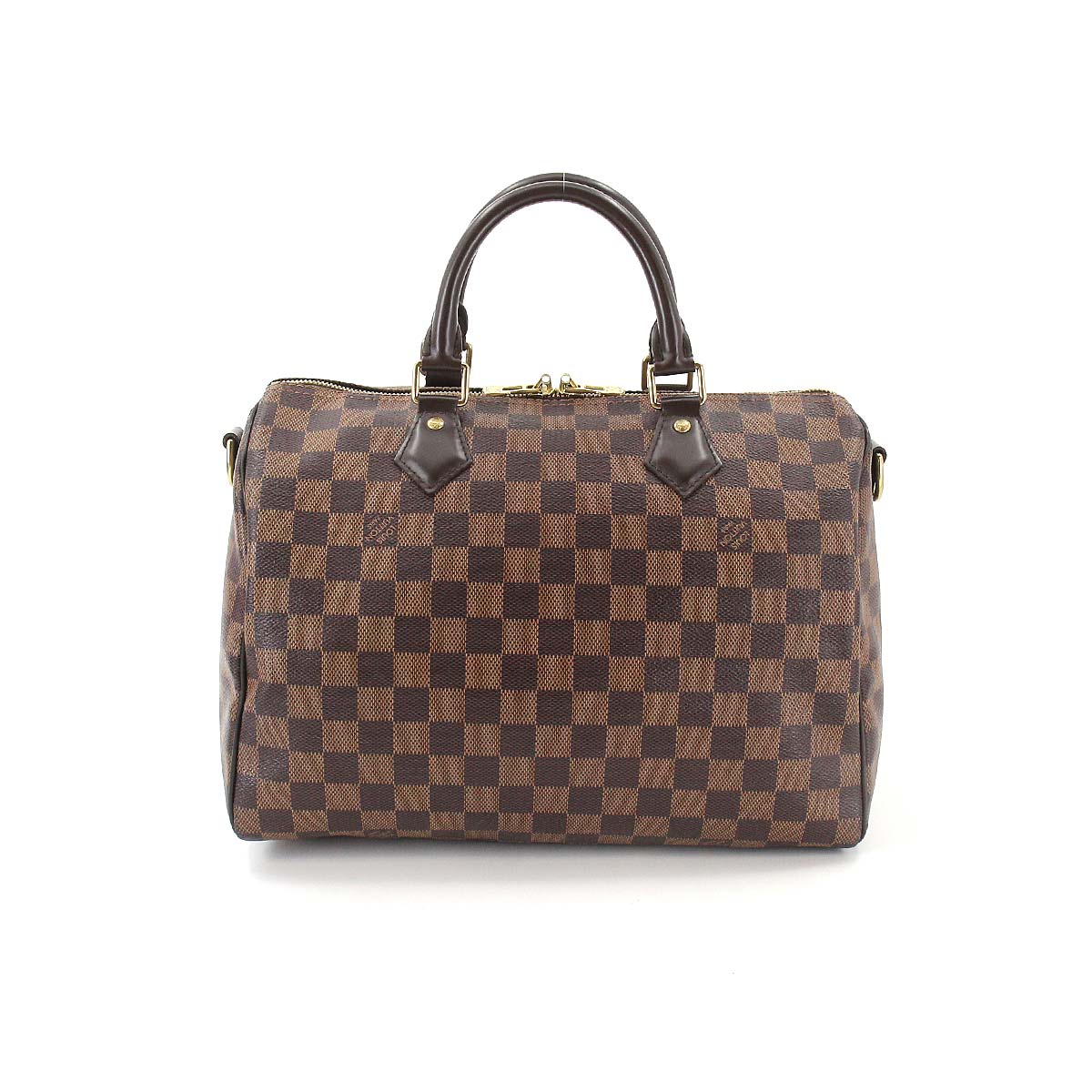 Louis Vuitton Damier Speedy Bandouliere 30 2way Hand Shoulder Bag Ebene