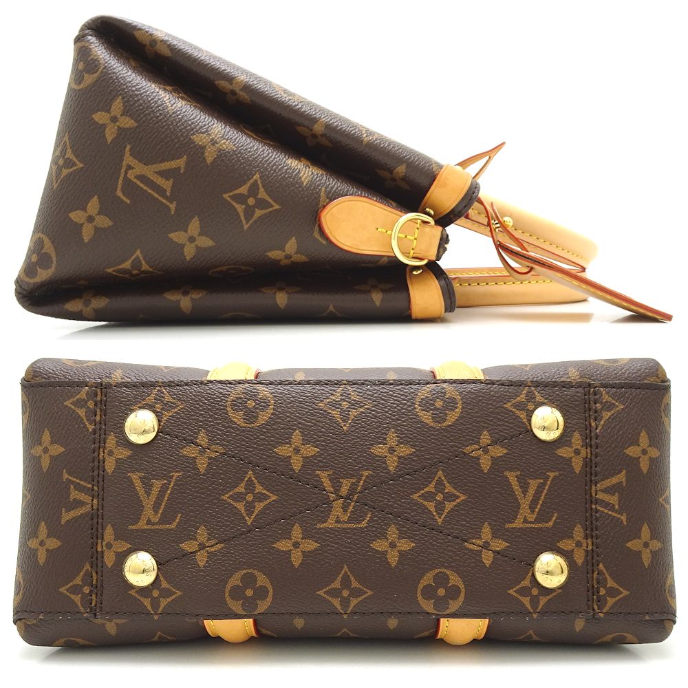 Louis Vuitton Monogram Soufflot BB 2Way Bag Brown