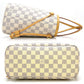 Louis Vuitton Damier Azur Neverfull PM Shoulder Bag