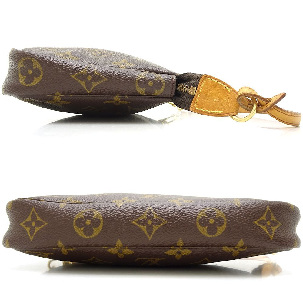 Louis Vuitton Monogram Pochette Accessoire Handbag Brown