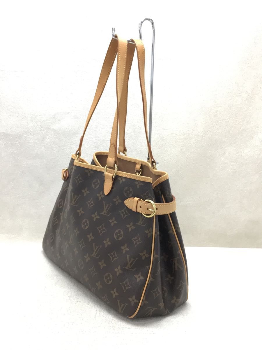 Louis Vuitton Batignolles Horizontal Monogram Handbag PVC Brown
