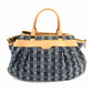 Louis Vuitton Denim Raye GM Shoulder Bag Canvas Blue