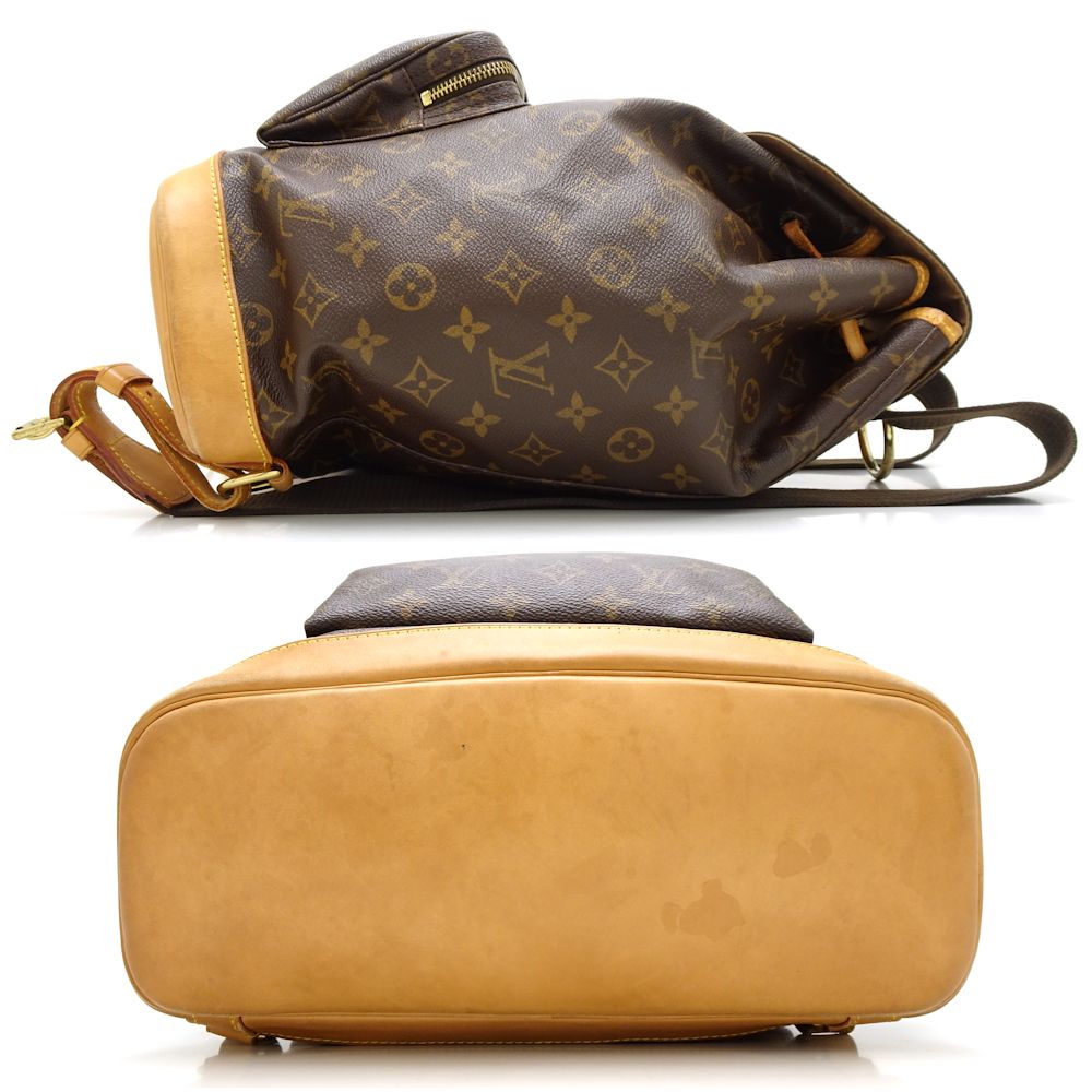 Louis Vuitton Monogram Montsouris GM Backpack Brown