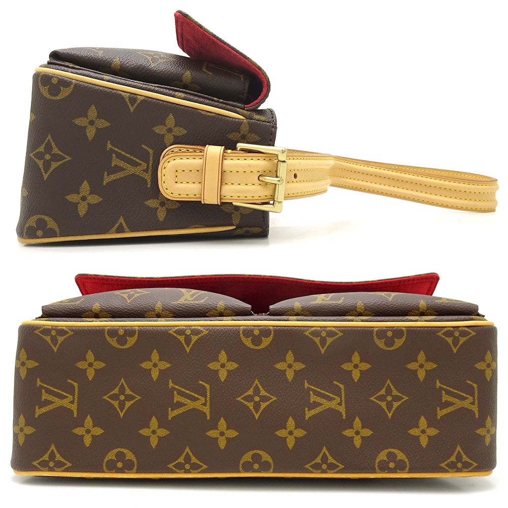 Louis Vuitton Monogram MM Shoulder Bag Brown