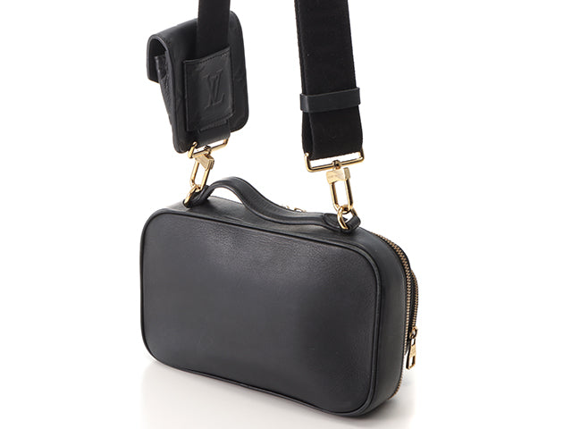 Louis Vuitton Utility Crossbody Leather Black