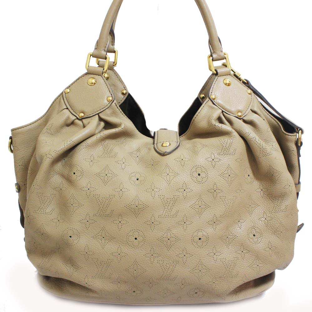 Louis Vuitton Mahina L Tote Bag Ladies Opal Beige Monogram