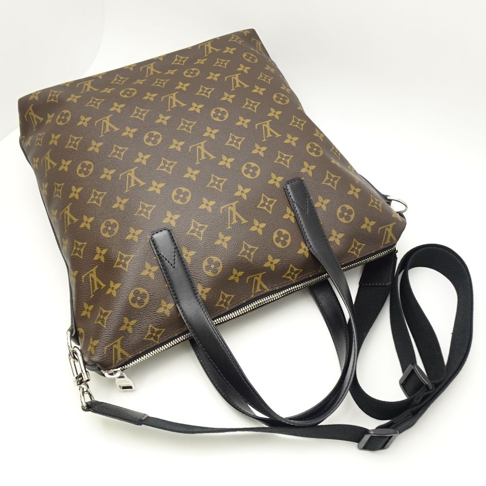 Louis Vuitton Monogram Macassar Kitan Brown 2WAY Bag