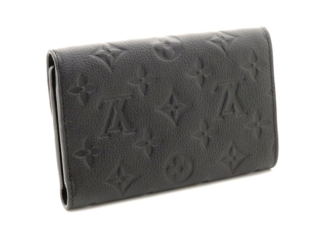 Louis Vuitton Portefeuille Curise Monogram Implant Black