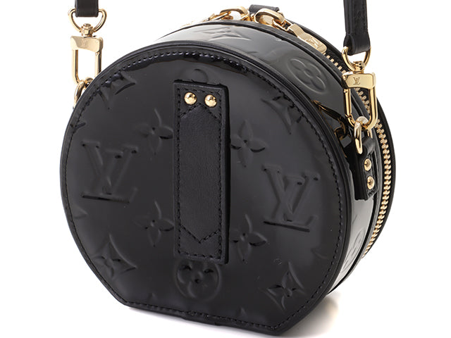 Louis Vuitton Mini Boite Chapeaux Vernis Noir Black